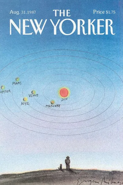 Постер с обложкой The New Yorker 31.08.1987