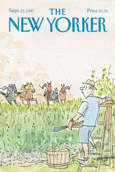 Постер с обложкой The New Yorker 21.09.1987