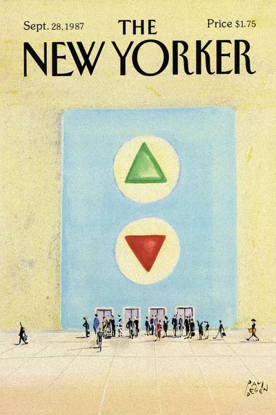 Постер с обложкой The New Yorker 28.09.1987