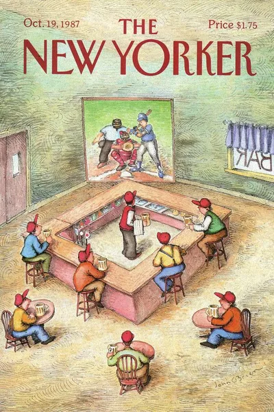 Постер с обложкой The New Yorker 19.10.1987
