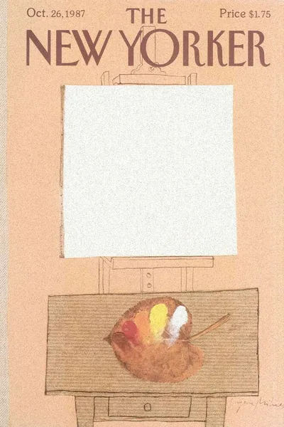 Постер с обложкой The New Yorker 26.10.1987