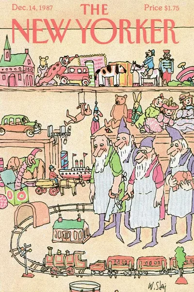 Постер с обложкой The New Yorker 14.12.1987