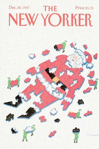 Постер с обложкой The New Yorker 28.12.1987