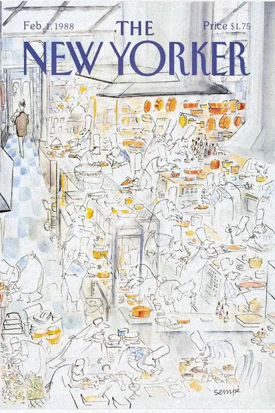Постер с обложкой The New Yorker 01.02.1988
