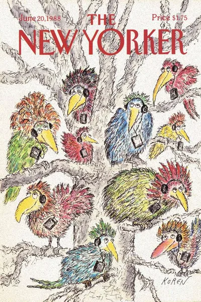 Постер с обложкой The New Yorker 20.06.1988