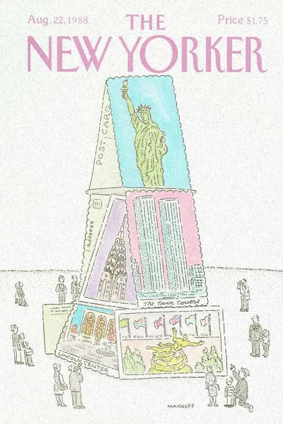 Постер с обложкой The New Yorker 22.08.1988
