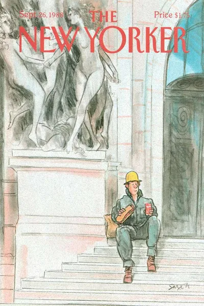 Постер с обложкой The New Yorker 26.09.1988
