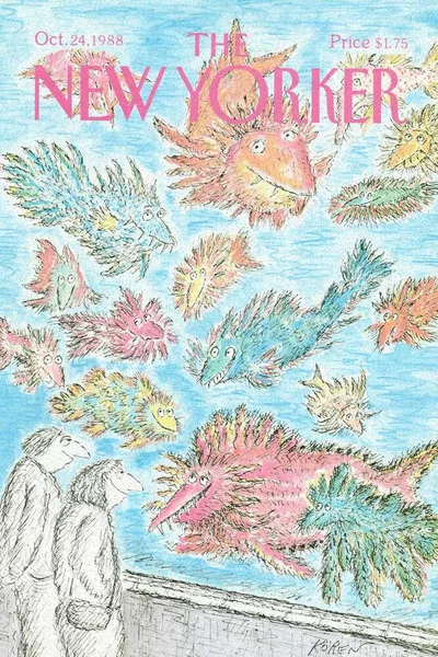 Постер с обложкой The New Yorker 24.10.1988