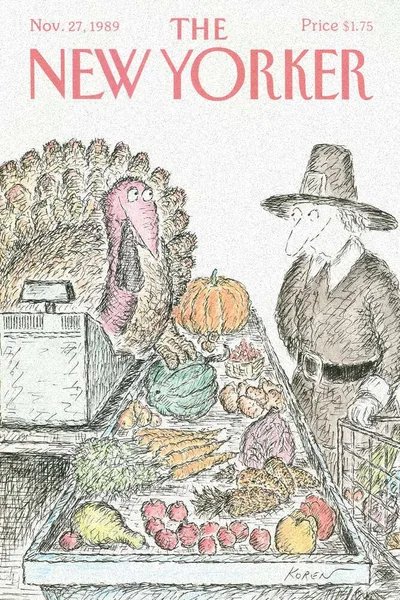 Постер с обложкой The New Yorker 27.11.1989