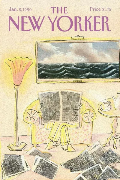 Постер с обложкой The New Yorker 08.01.1990