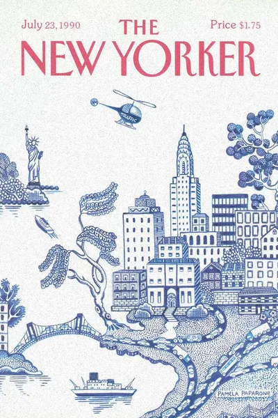 Постер с обложкой The New Yorker 23.07.1990