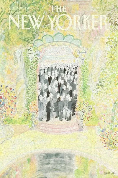 Постер с обложкой The New Yorker 30.07.1990