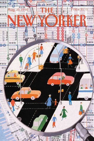 Постер с обложкой The New Yorker 20.08.1990