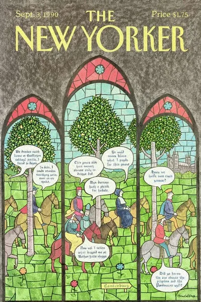 Постер с обложкой The New Yorker 03.09.1990