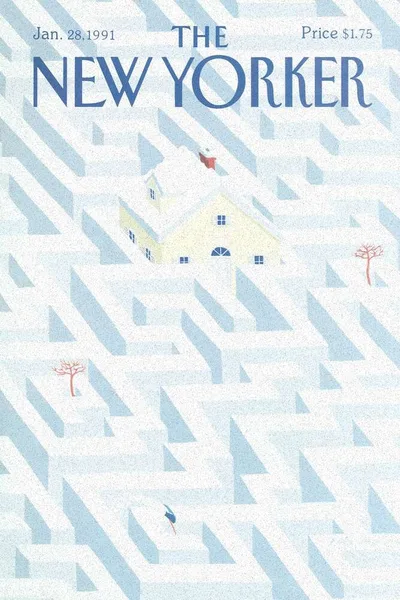 Постер с обложкой The New Yorker 28.01.1991
