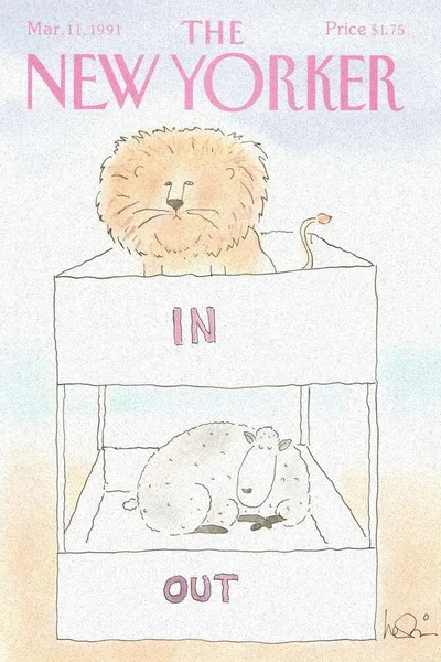 Постер с обложкой The New Yorker 11.03.1991