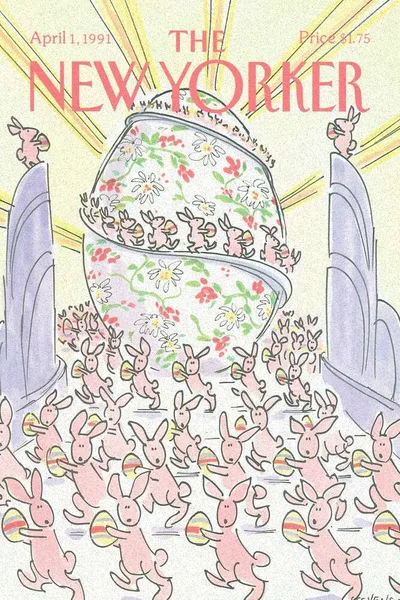 Постер с обложкой The New Yorker 01.04.1991