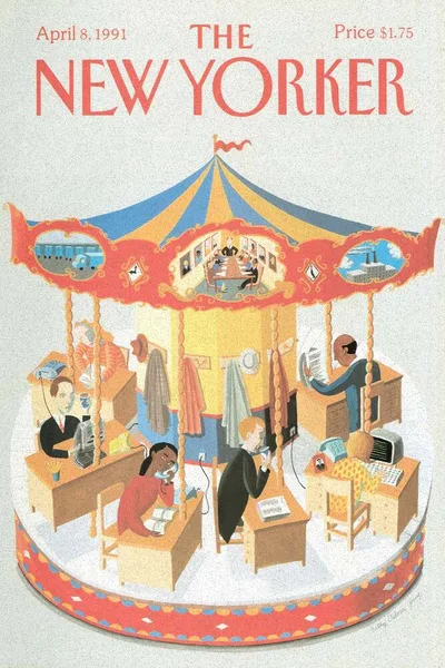 Постер с обложкой The New Yorker 08.04.1991