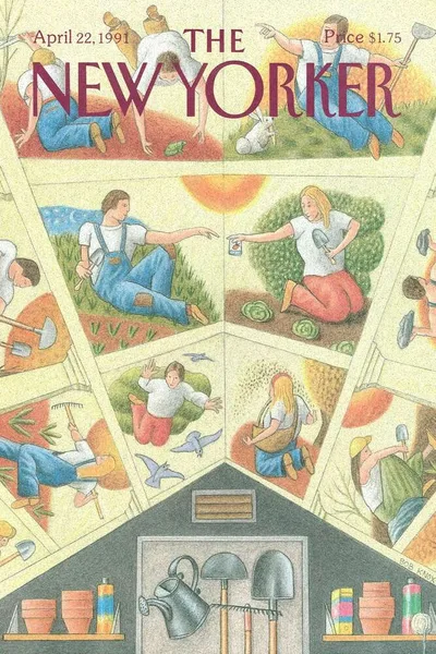 Постер с обложкой The New Yorker 22.04.1991