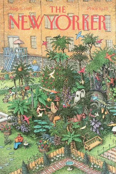 Постер с обложкой The New Yorker 05.08.1991