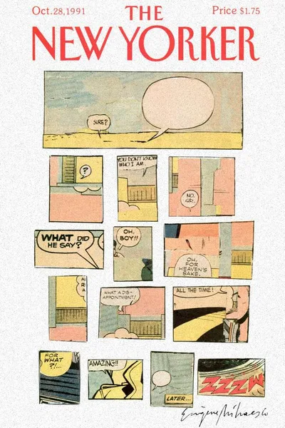 Постер с обложкой The New Yorker 28.10.1991