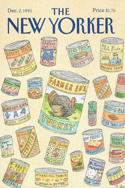 Постер с обложкой The New Yorker 02.12.1991