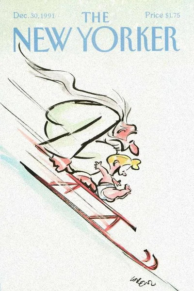 Постер с обложкой The New Yorker 30.12.1991