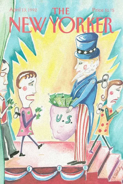Постер с обложкой The New Yorker 13.04.1992