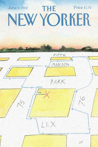 Постер с обложкой The New Yorker 08.06.1992
