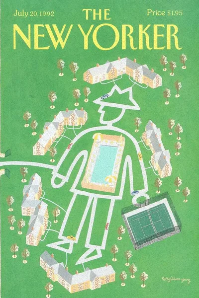 Постер с обложкой The New Yorker 20.07.1992