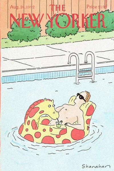 Постер с обложкой The New Yorker 24.08.1992