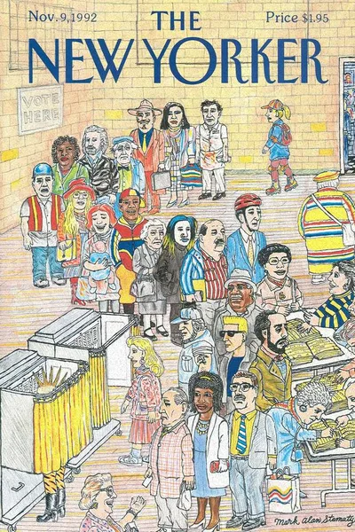 Постер с обложкой The New Yorker 09.11.1992