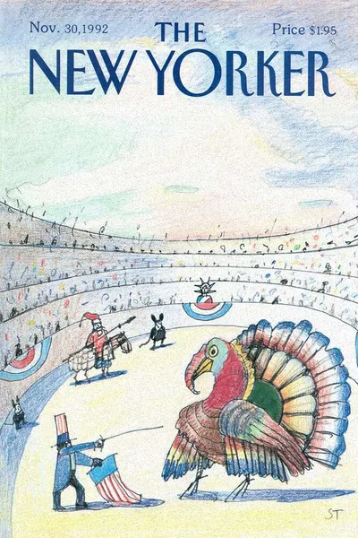 Постер с обложкой The New Yorker 30.11.1992