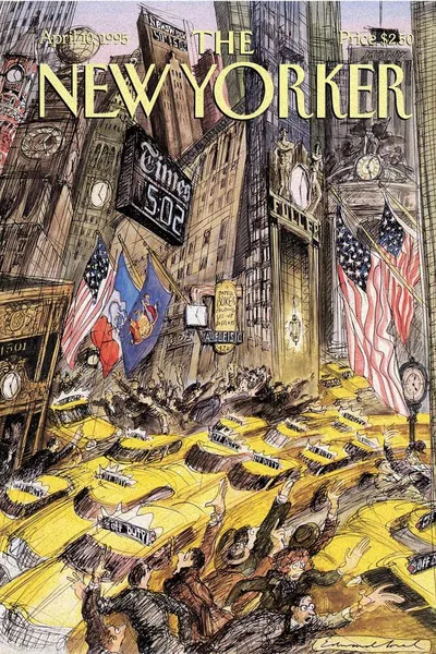 Постер с обложкой The New Yorker 10.04.1995