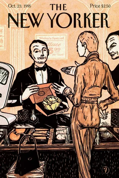 Постер с обложкой The New Yorker 23.10.1995