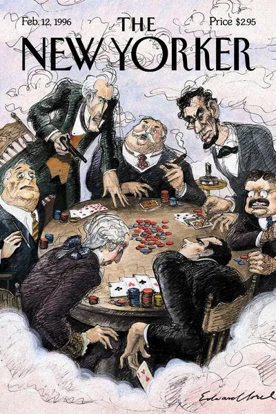 Постер с обложкой The New Yorker 12.02.1996