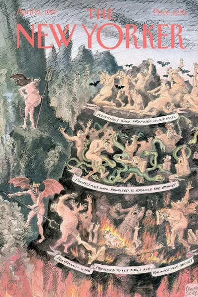 Постер с обложкой The New Yorker 21.04.1997