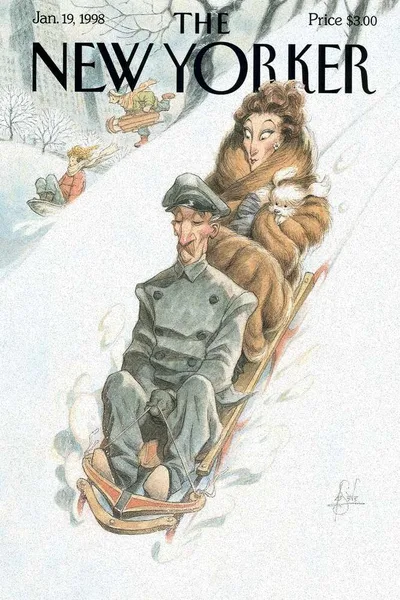 Постер с обложкой The New Yorker 19.01.1998