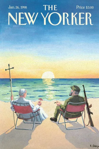 Постер с обложкой The New Yorker 26.01.1998