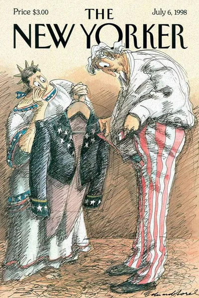 Постер с обложкой The New Yorker 06.07.1998