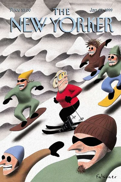 Постер с обложкой The New Yorker 25.01.1999