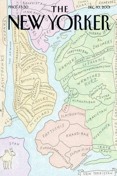Постер с обложкой The New Yorker 10.12.2001