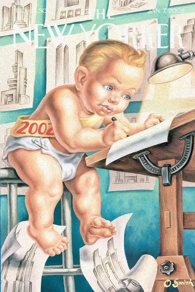 Постер с обложкой The New Yorker 07.01.2002
