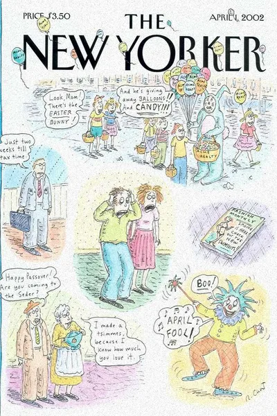 Постер с обложкой The New Yorker 01.04.2002