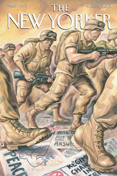 Постер с обложкой The New Yorker 31.03.2003