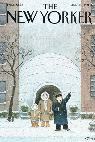 Постер с обложкой The New Yorker 26.01.2004