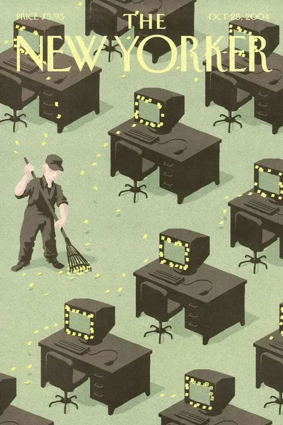 Постер с обложкой The New Yorker 25.10.2004
