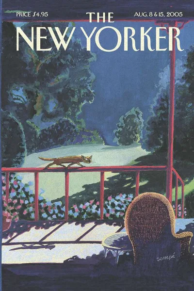 Постер с обложкой The New Yorker 08.08.2005