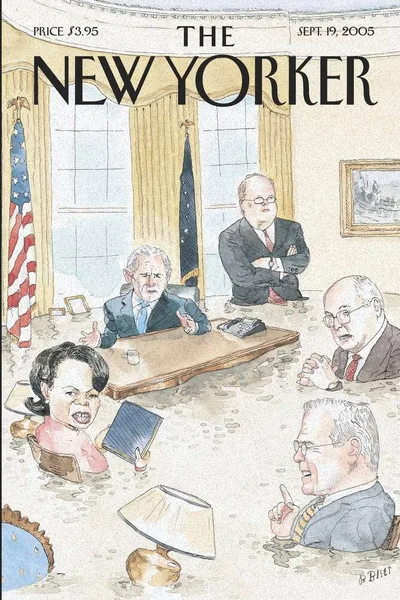 Постер с обложкой The New Yorker 19.09.2005