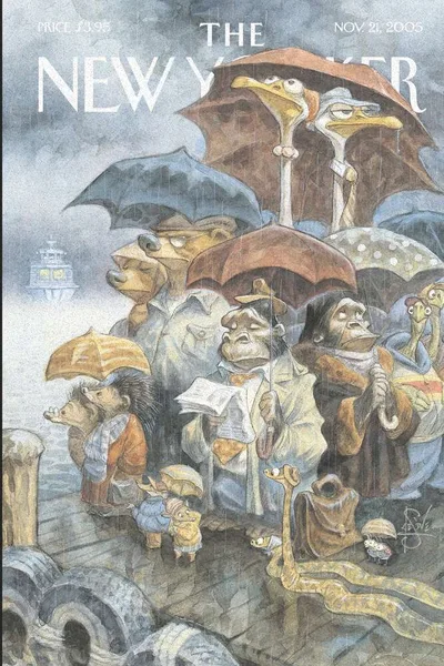 Постер с обложкой The New Yorker 21.11.2005